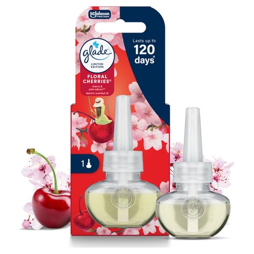 Glade Plug In Scented Oil Refill Floral Cherries