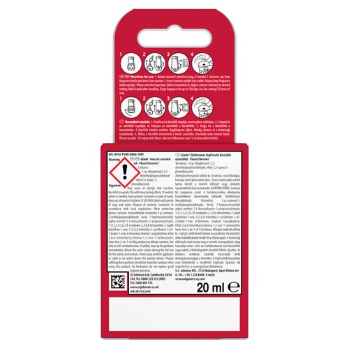 Glade Plug In Scented Oil Refill Floral Cherries thumbnail 3