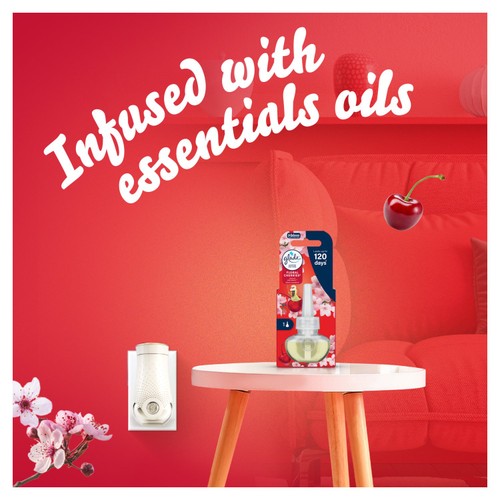 Glade Plug In Scented Oil Refill Floral Cherries thumbnail 6