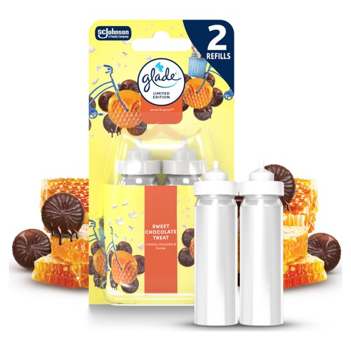 Glade Sense & Spray, Twin Refill, Sweet Chocolate Treat