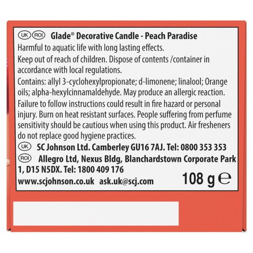 Glade Candle Peach Paradise thumbnail 4