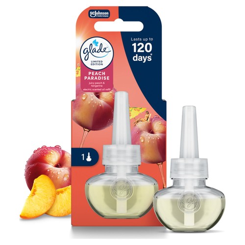 Glade Plug In Scented Oil Refill Peach Paradise