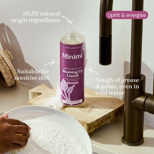 Miniml Washing Up Liquid Rhubarb And Lemon thumbnail 2