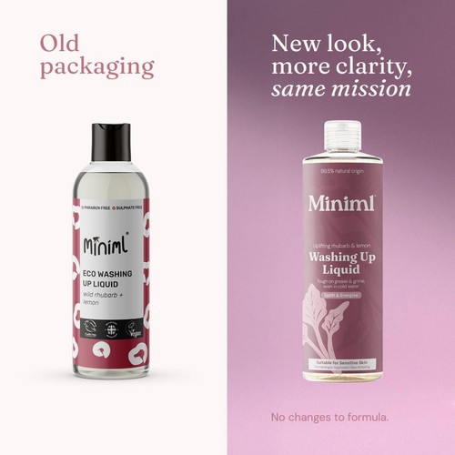 Miniml Washing Up Liquid Rhubarb And Lemon thumbnail 5