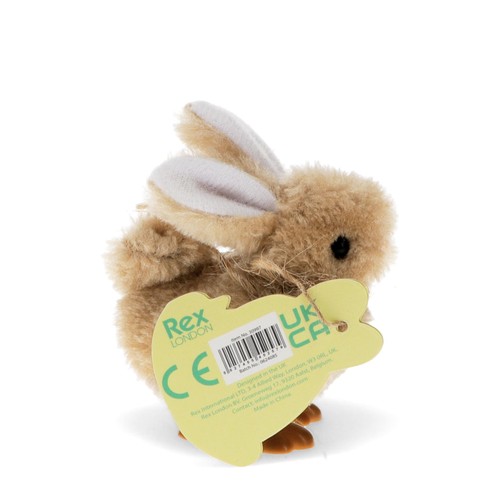 Rex London Fluffy Wind Up Toy Bunny thumbnail 3
