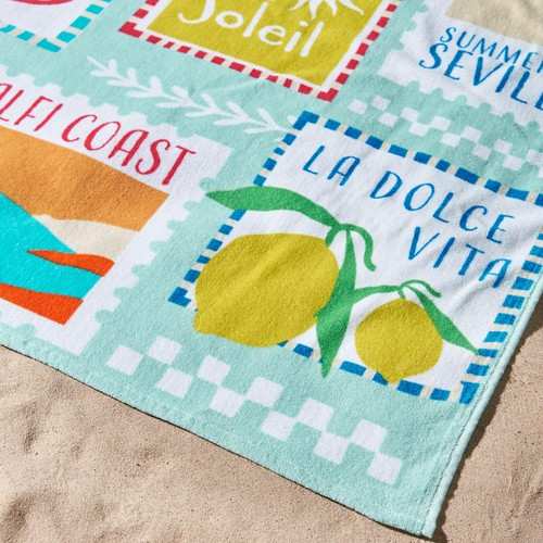 Catherine Lansfield Postcard Beach Towel thumbnail 2
