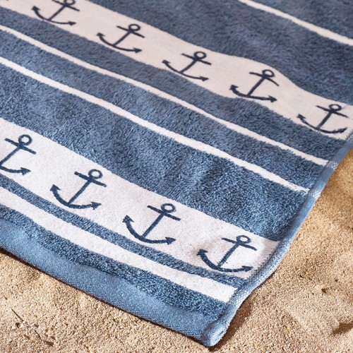 Catherine Lansfield Anchors Beach Towel thumbnail 2