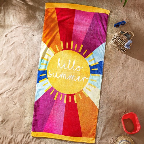 Catherine Lansfield Hello Summer Beach Towel thumbnail 3