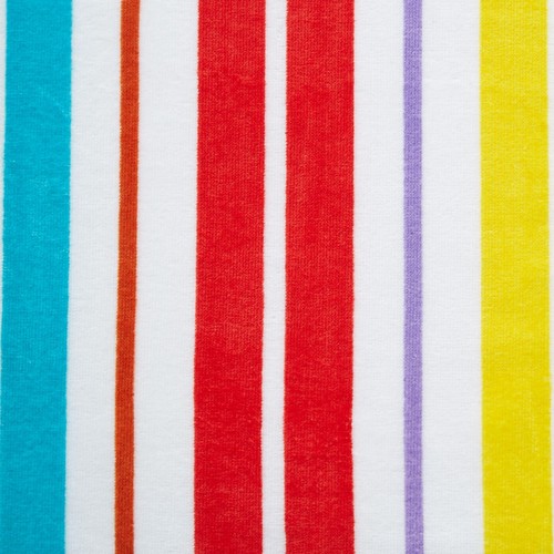 Catherine Lansfield Rainbow Stripe Sun Lounger Towel thumbnail 4
