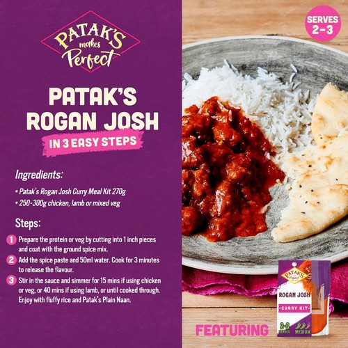 Patak's Rogan Josh Curry Kit thumbnail 3