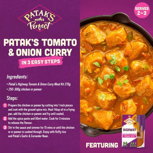 Patak's Highway Curry Kit thumbnail 2