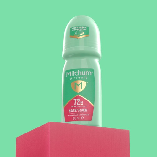 Mitchum Female Ultimate 72H Roll-On, Bright Floral thumbnail 4
