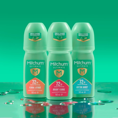 Mitchum Female Ultimate 72H Roll-On, Cotton Burst thumbnail 5