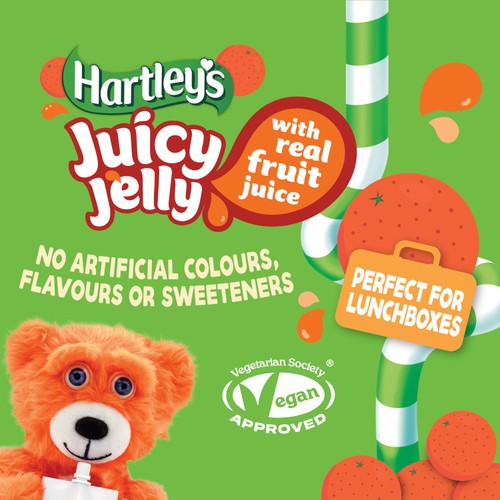 Hartley's Orange Flavour Juicy Jelly Pouches thumbnail 2