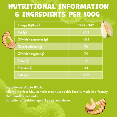 Goodies Apple Chips Kids Fruit Snack thumbnail 4