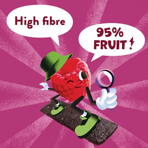 Goodies Kids Snack Fruit Bars Raspberry & Date Multipack  thumbnail 3