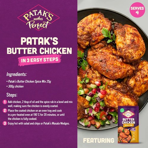 Pataks Butter Chicken Spice Mix thumbnail 2