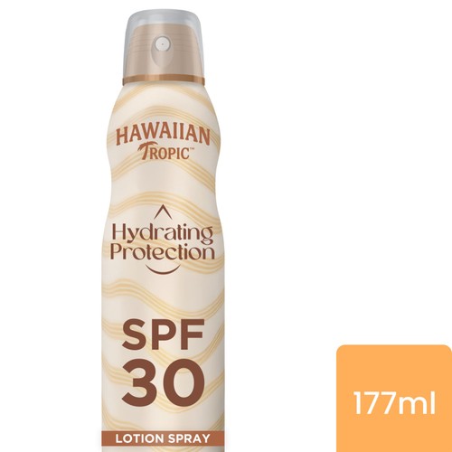 Hawaiian Tropic Hydrating Protection SPF 30 Continuous Sun Lotion Spray