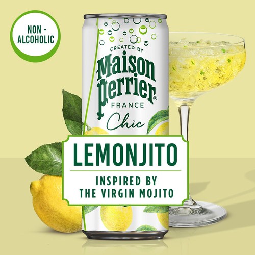 Maison Perrier Chic Flavoured Sparkling Drink Lemonjito thumbnail 2