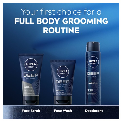 NIVEA MEN Deep Face Scrub thumbnail 3