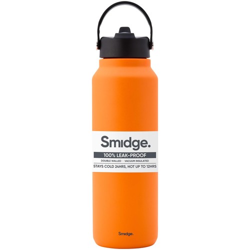 Smidge Flip Straw Bottle Citrus 1.2L