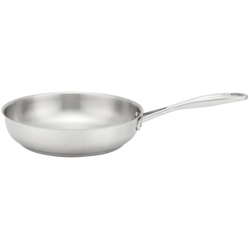 Stellar Profile Uncoated Stainless Steel 24cm Frying Pan