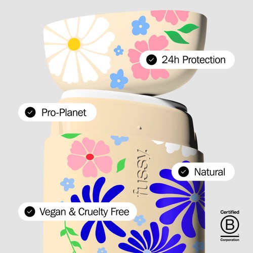 Fussy Refillable Natural Deodorant Jasmine Bloom thumbnail 2