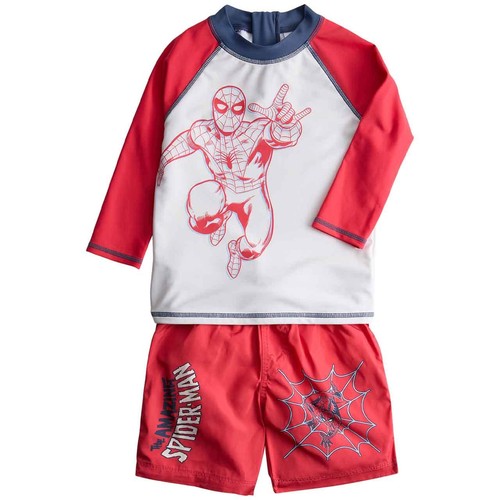M&S Boys Spider-Man Swim Set, 4-5 Y, Red