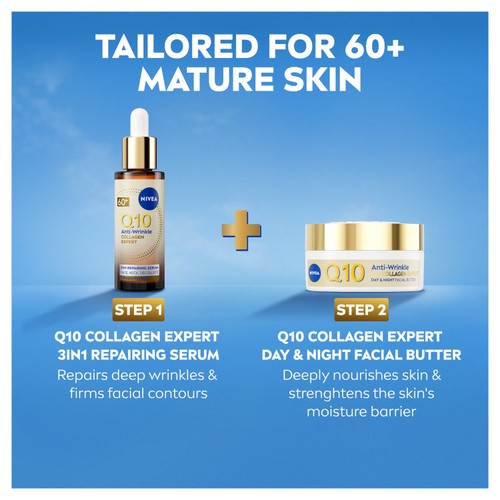 NIVEA Q10 60+ Collagen Expert 3in1 Repairing Serum thumbnail 2