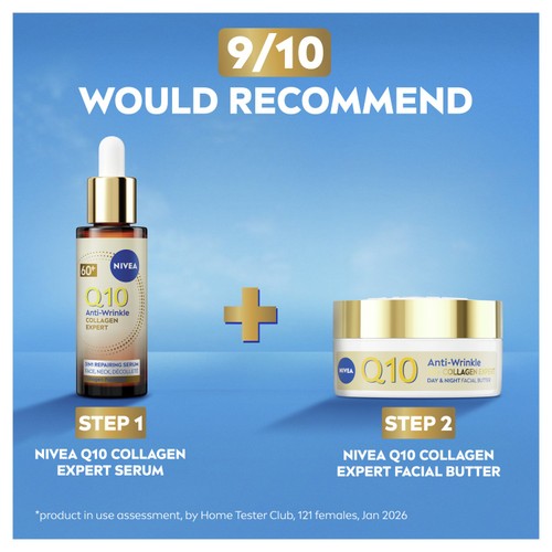 NIVEA Q10 60+ Collagen Expert 3in1 Repairing Serum thumbnail 5