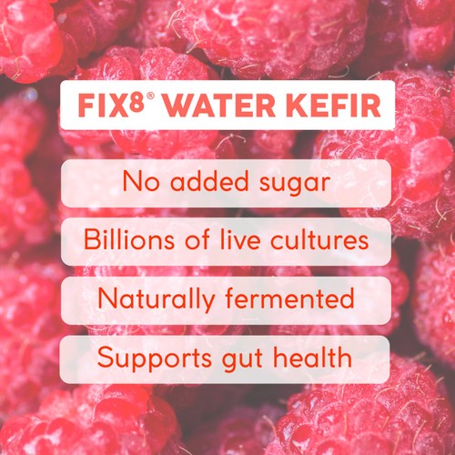 Fix8 Water Kefir Raspberry Lemonade thumbnail 4