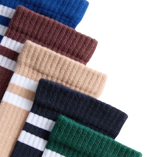 M&S Boys Striped Ribbed Socks, 8-12 Small, Multi thumbnail 2