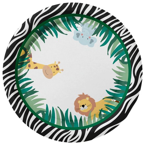 Safari Kids Paper Plates