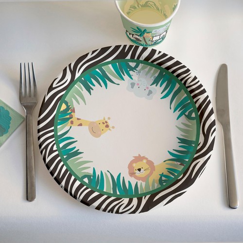 Safari Kids Paper Plates thumbnail 2