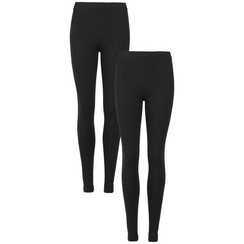 M&S Womens High Waisted Leggings, 12 Short, Black