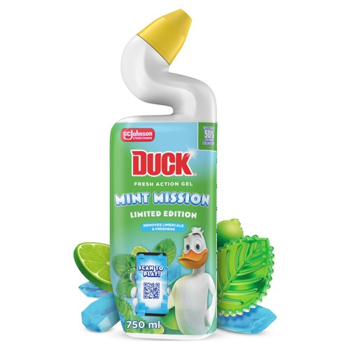 Duck Deep Action Gel Toilet Liquid Cleaner Mint Mission thumbnail 2