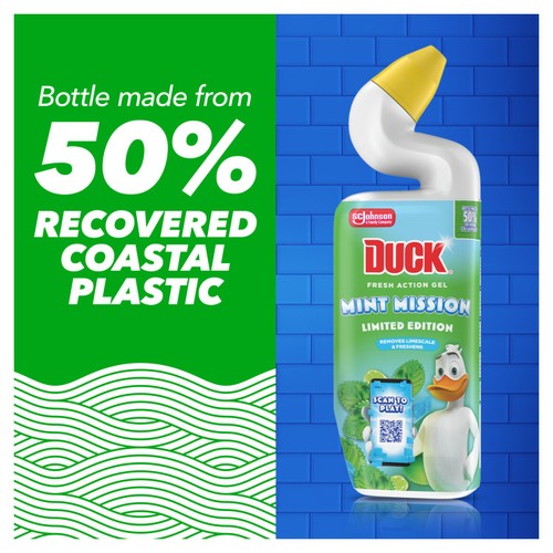 Duck Deep Action Gel Toilet Liquid Cleaner Mint Mission thumbnail 7
