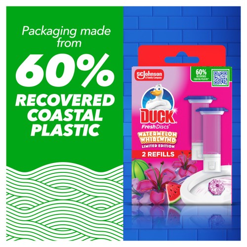 Duck Fresh Disc Duo Refills Watermelon Whirlwind thumbnail 3