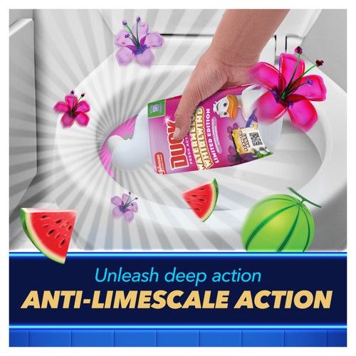 Duck Deep Action Gel Toilet Liquid Cleaner Watermelon Whirlwind thumbnail 4