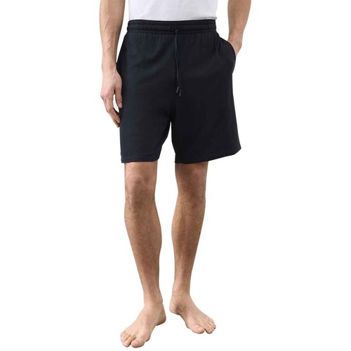 M&S Mens Autograph Cotton Modal Pyjama Shorts, M, Dark Navy thumbnail 2