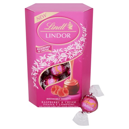 Lindt Lindor Raspberry & Cream