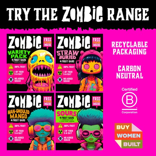 Zombie Fruit Bars Variety Sours Multipack thumbnail 5