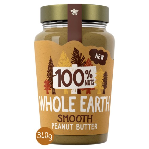Whole Earth 100% Smooth Peanut Butter