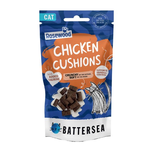 Battersea Anti-Hairball Chicken Cushions