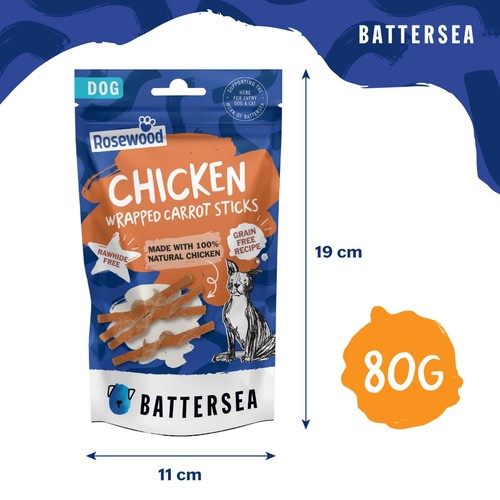Battersea Chicken Wrapped Carrot Sticks thumbnail 2