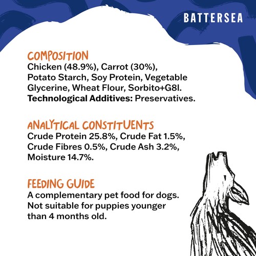 Battersea Chicken Wrapped Carrot Sticks thumbnail 5