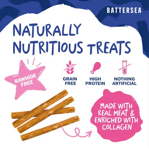 Battersea Turkey & Chicken Collagen Sticks thumbnail 3