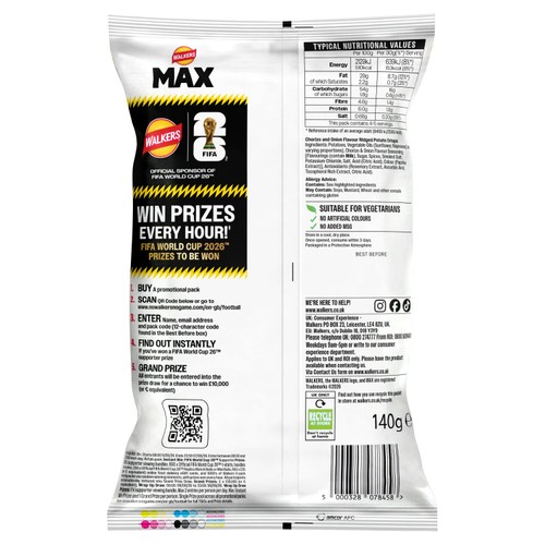 Walkers Max Portuguese Chorizo & Onion thumbnail 2