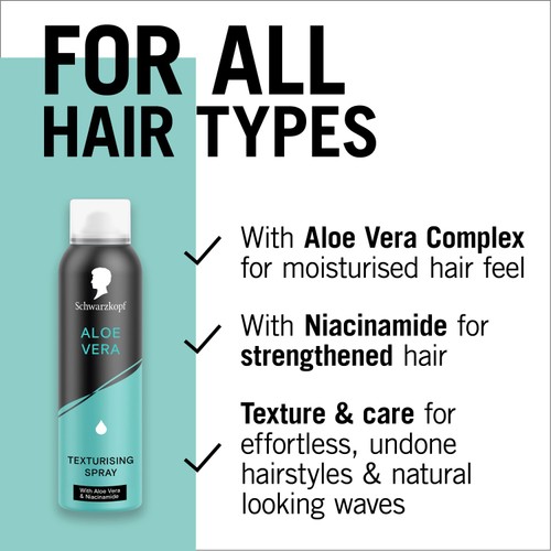 Schwarzkopf Styling Aloe Vera Volume Texturising Spray thumbnail 3