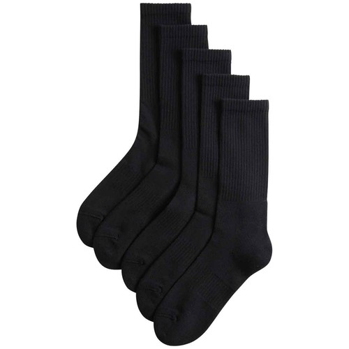 M&S Mens Goodmove Cool & Fresh Cotton Rich Sports Socks, 9-12, Black